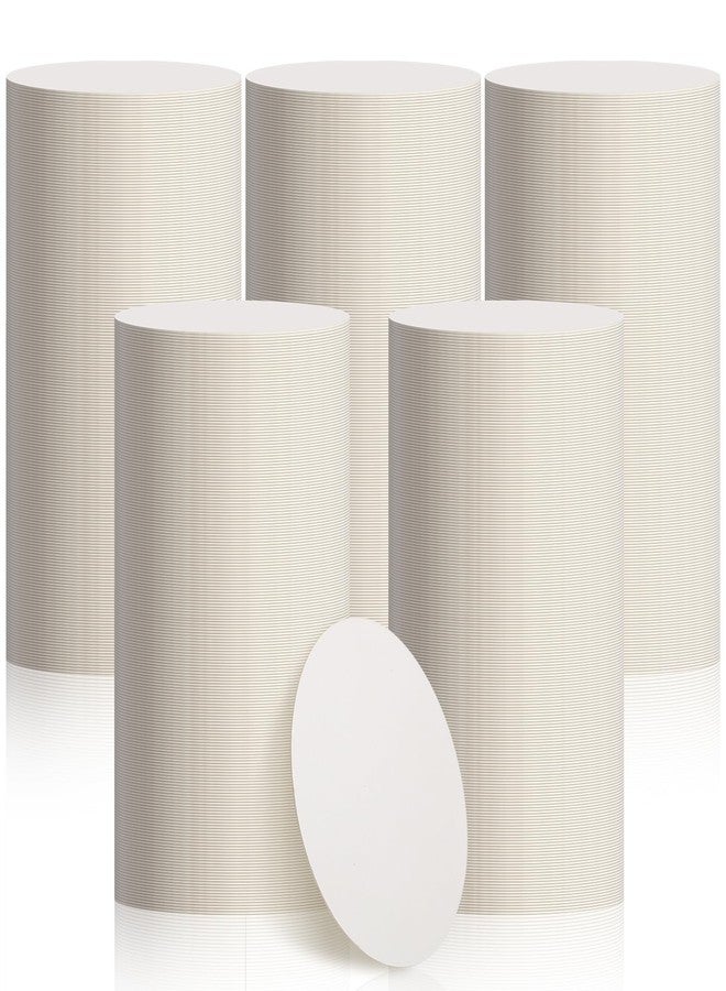 تاوباري مجموعة تاوباري من 1000 قطعة من قواعد الأكواب الورقية للاستخدام مرة واحدة، بسماكة 1 مم، وقاعدة أكواب دائرية من الورق المقوى مقاس 4 بوصات، مناسبة للمشروبات في البارات والأعمال اليدوية والفنون وحفلات الزفاف (أبيض) - Image 1